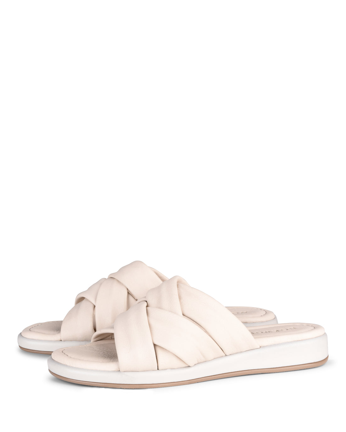Halle Off-White Leather