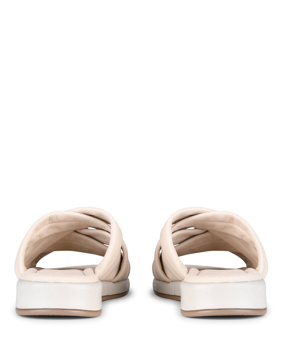 Halle Off-White Leather