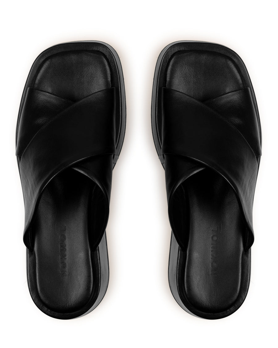 Maggie Black Leather