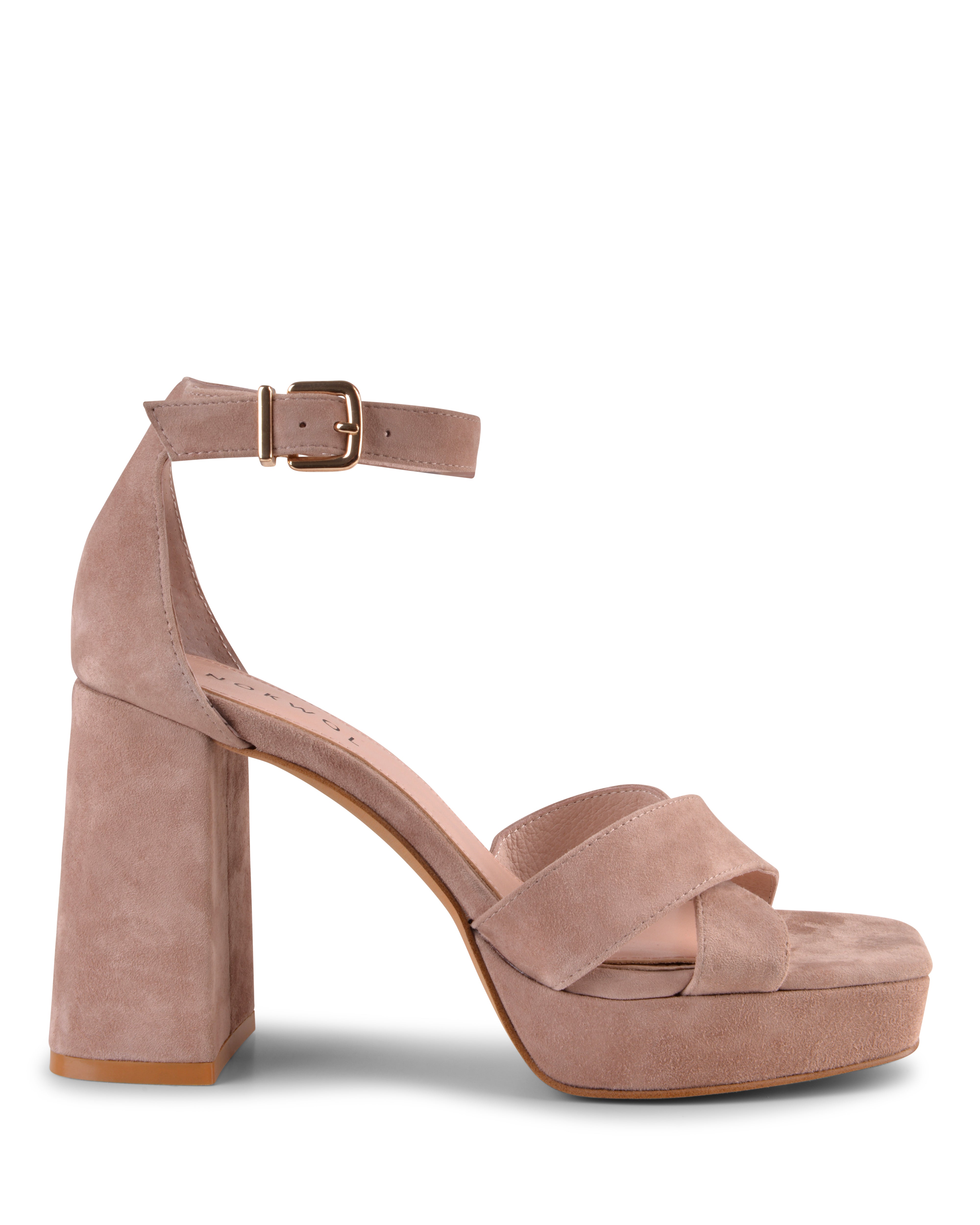 Poppy Nude Kid Suede