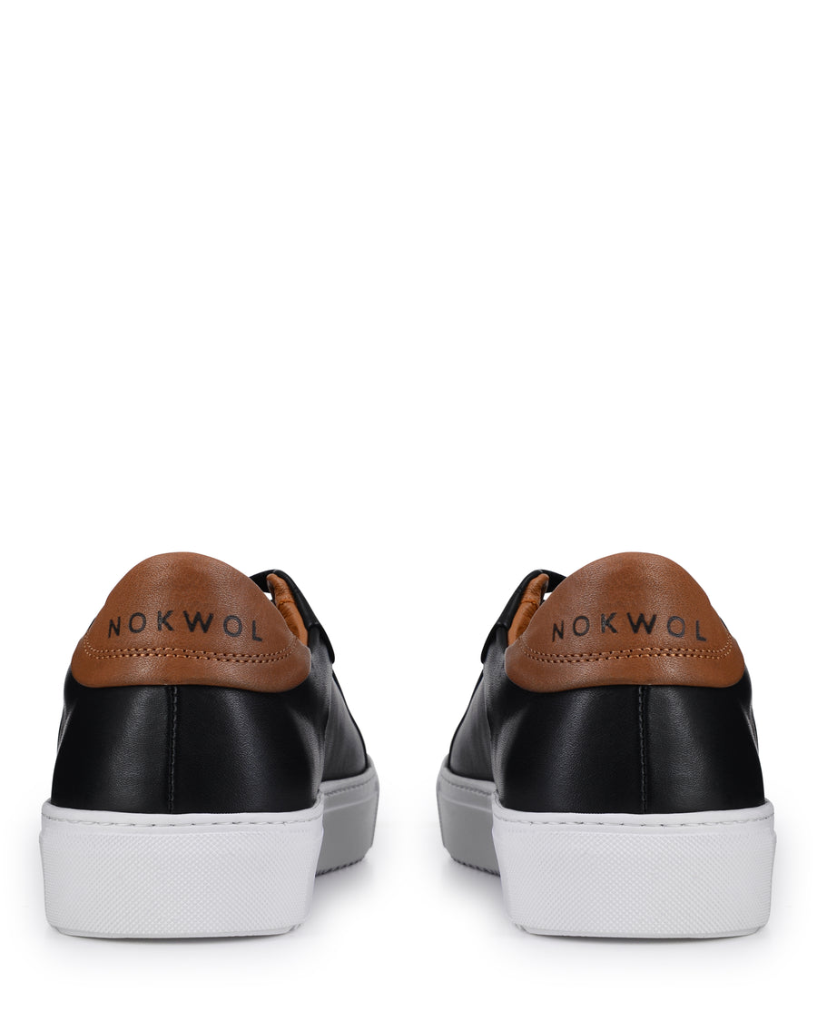 Rowan Black/White Leather