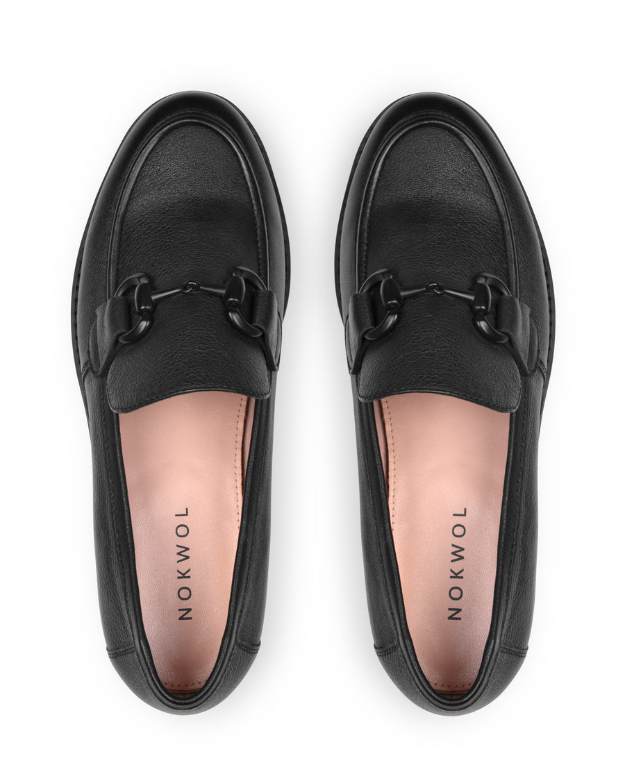 Sadie Black Tumble Leather