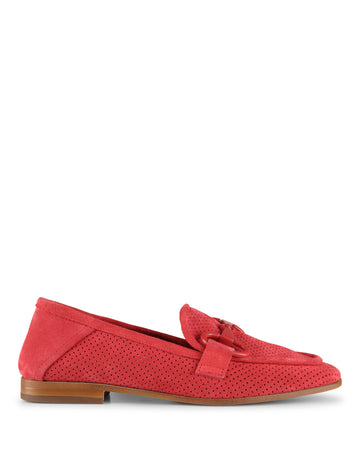 Winnie Red Suede